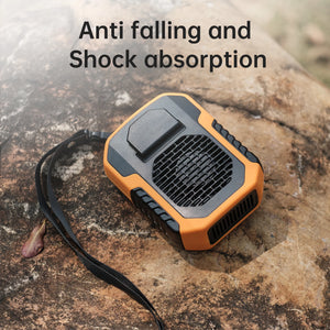 BLUE COLLAR Hanging Waist Fan 6000Mah Mini Portable Rechargeable Bladeless Cooling Fan for Hiking Climbing Sports