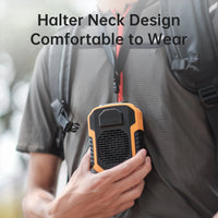 BLUE COLLAR Hanging Waist Fan 6000Mah Mini Portable Rechargeable Bladeless Cooling Fan for Hiking Climbing Sports