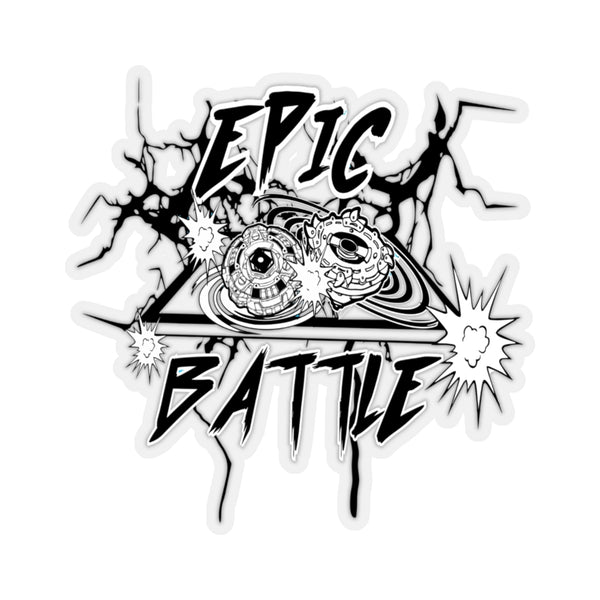Beyblade Burst Epic Battle Stickers (1 sticker) - Great for Birthday Parties, Party Favors, Stadium Stickers